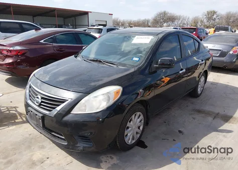 2013 Nissan Versa 1.6 Sv из США, поврежденный, VIN 3N1CN7AP8DL826657